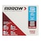 Arrow Fastener Heavy Duty Staples, 18 ga, Flat Crown, 3/8 in Leg L, Steel 506IP - alternate 3
